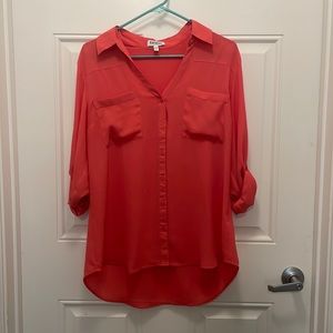 Express Coral Portfino Shirt